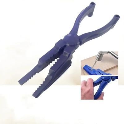 Woodworking Tools Nail Clamping Pliers Nailing Aid Cement Nail Safety Guard Plastic Pliers Hammer Guard Nail Fixing Tools