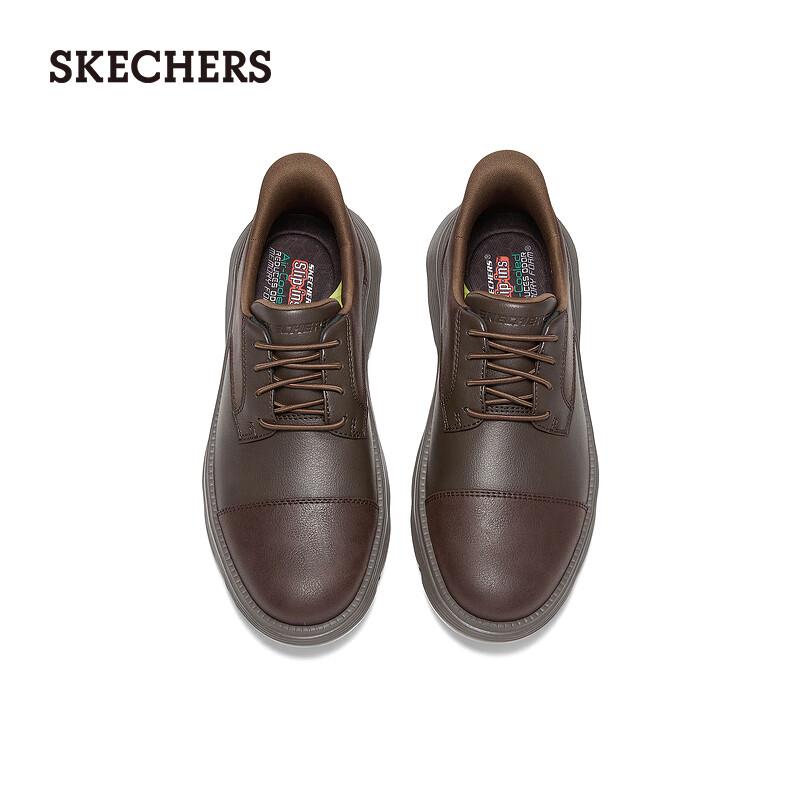 Skechers Men's 205310 Slip-On Comfort Leather Shoes