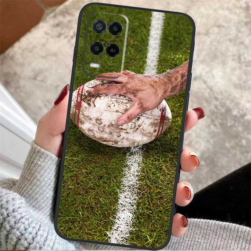 

Rugby Ball Kit Team Case For Oppo A5 Pro A38 A58 A78 A98 A54 A74 A94 A18 A57 A17 A77 A80 A60 A40 A96 A76 A16 A15 OPPO A94 5G