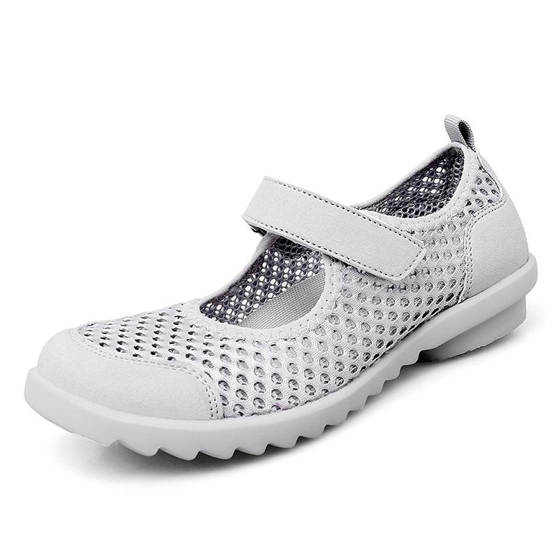 Sandale de vară Femei Mary Jane Plasă Pantofi de condus Confort Casual Slip on Mărimi mari Pantofi de plajă