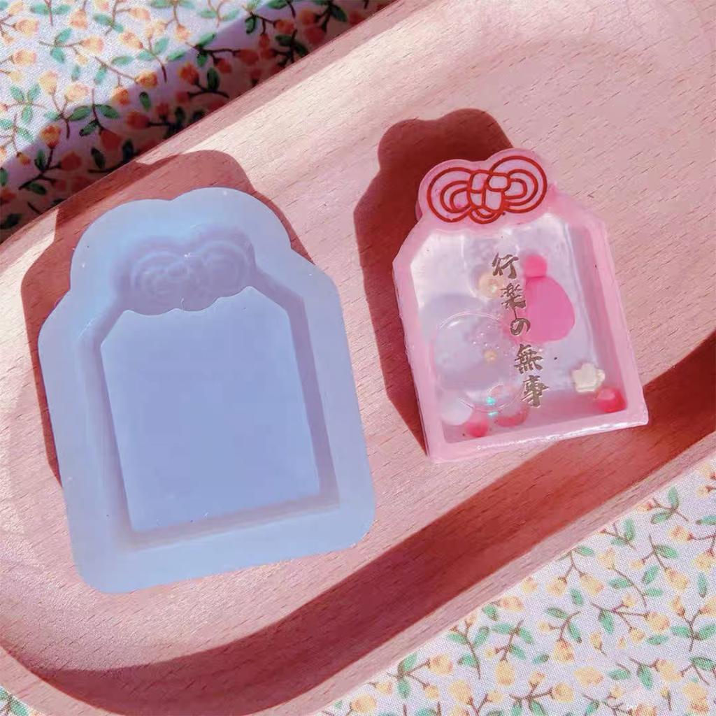 Clear Quicksand Cartoon Silicone Molds Resin Casting Shaker Mold Resin Epoxy Molds for DIY Crafts Pendant Jewelry Making