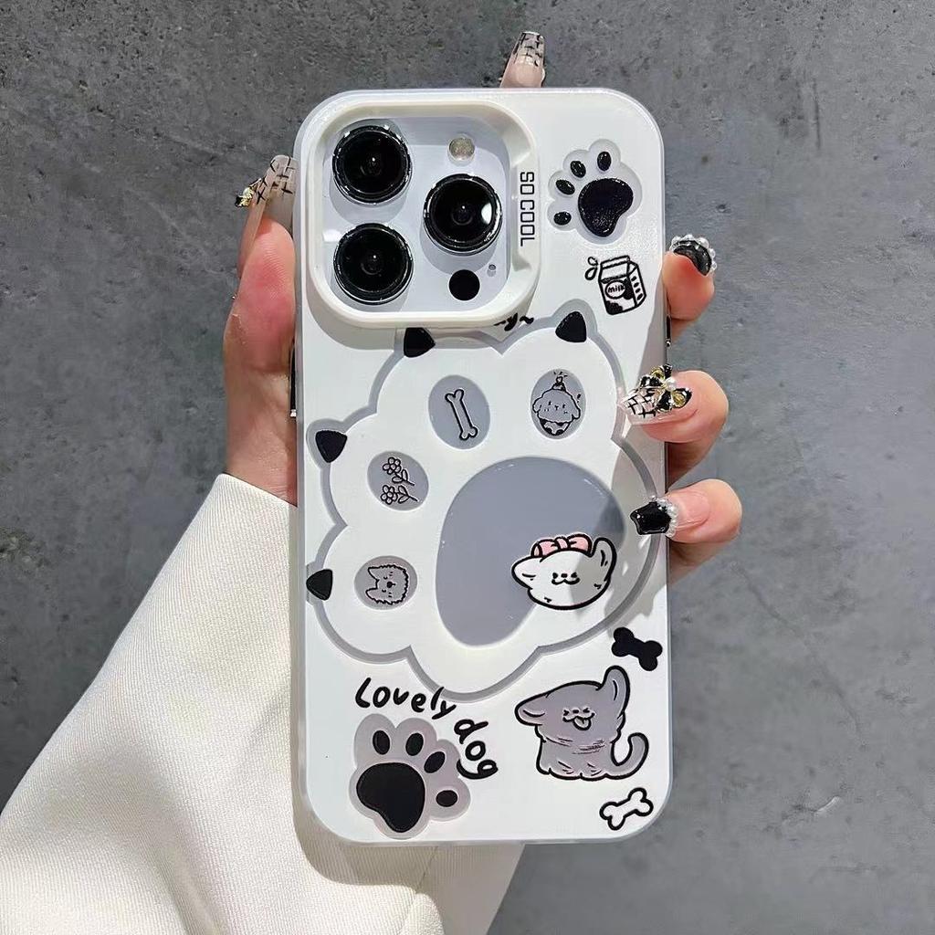ins wind cat claw kitten suitable for Apple 16plus mobile phone case iPhone15promax anti-drop 15 matte 14