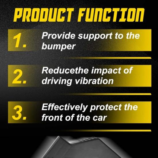 Black Bumper Support Bracket Retainer Front For 2013-18 Hyundai Santa Fe Sport A