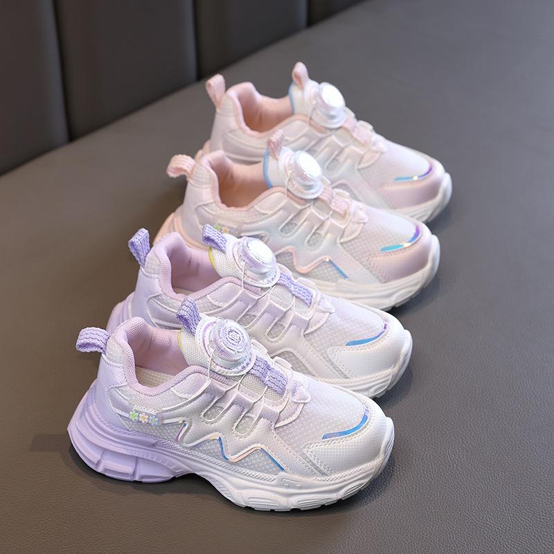 Girls Casual Breathable Dad Sneakers For Kids Spring Autumn
