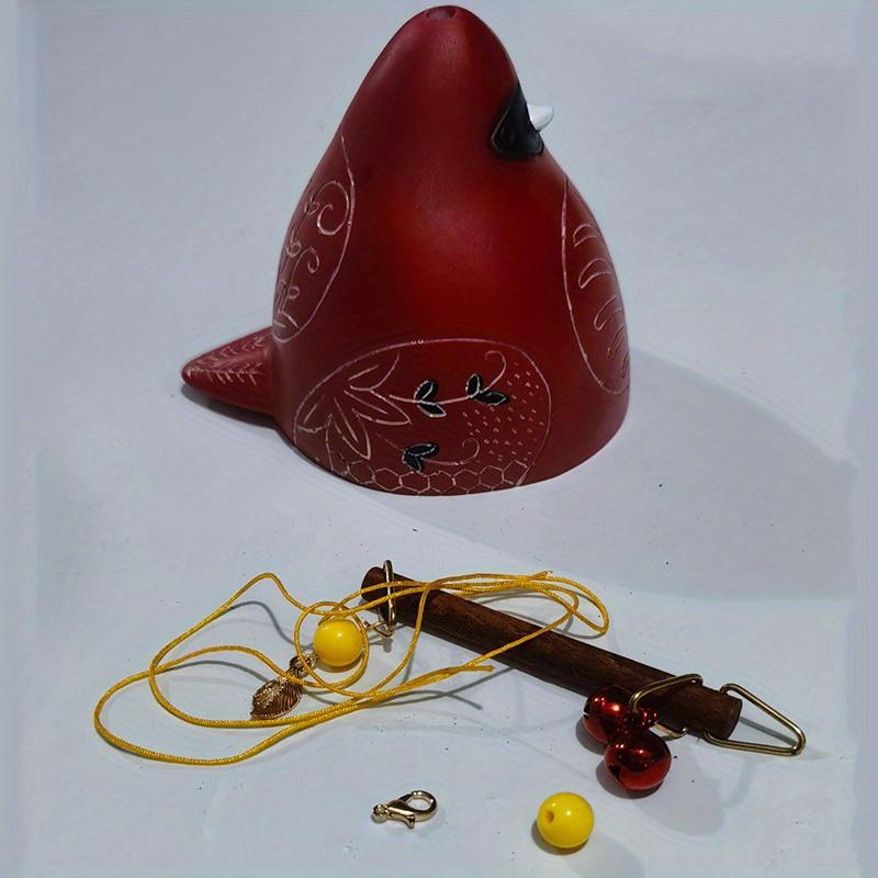 1 Pc Exquisite Resin Bird Wind Chimes Pendant for Independent Station - Enhancing the Beauty of Garden and Home Decor