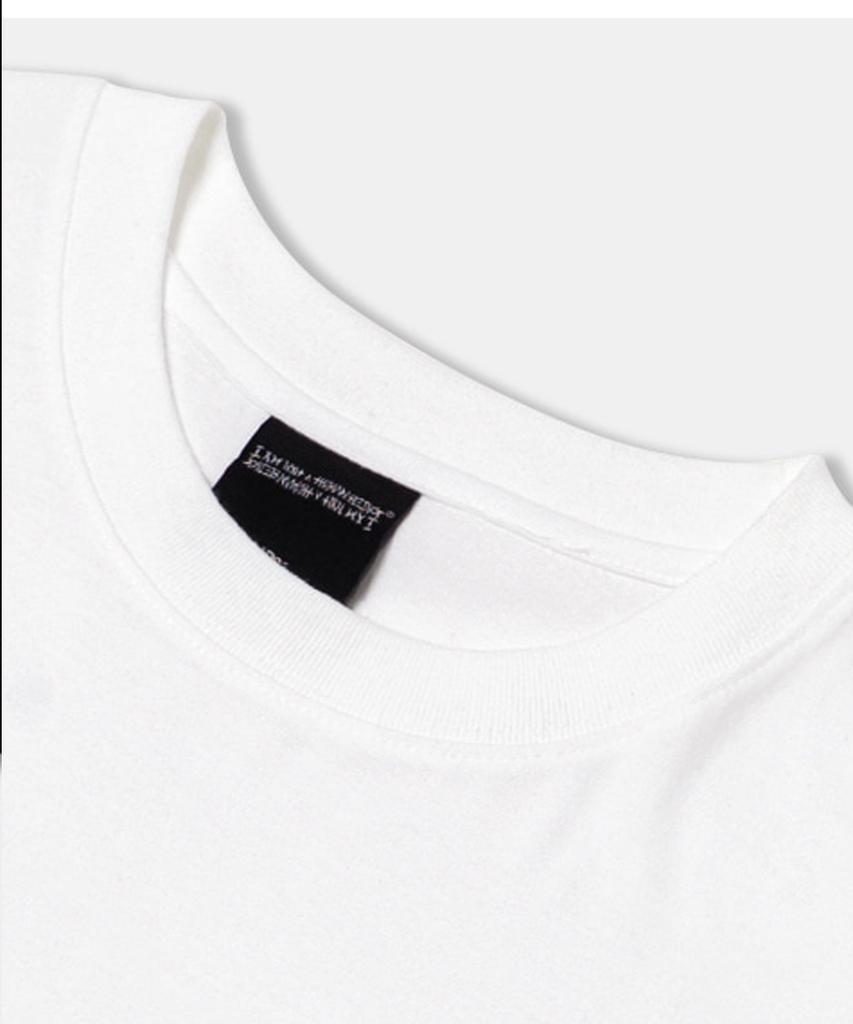 Aimnaseohyumeonbiing Warp Logo Tee - White