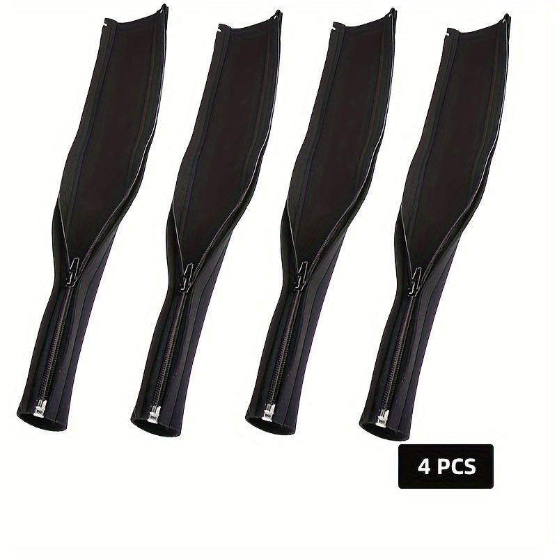 1/2/4 PCS Flexible Cable Management Sleeve Cord Organizer with Zipper Universal Cable Sleeve Wrap Cover Home Office Desktop