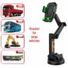 Large Suction Cup Phone Holder for Car, Truck, Excavator, Bus - Dashboard/Windshield Mount