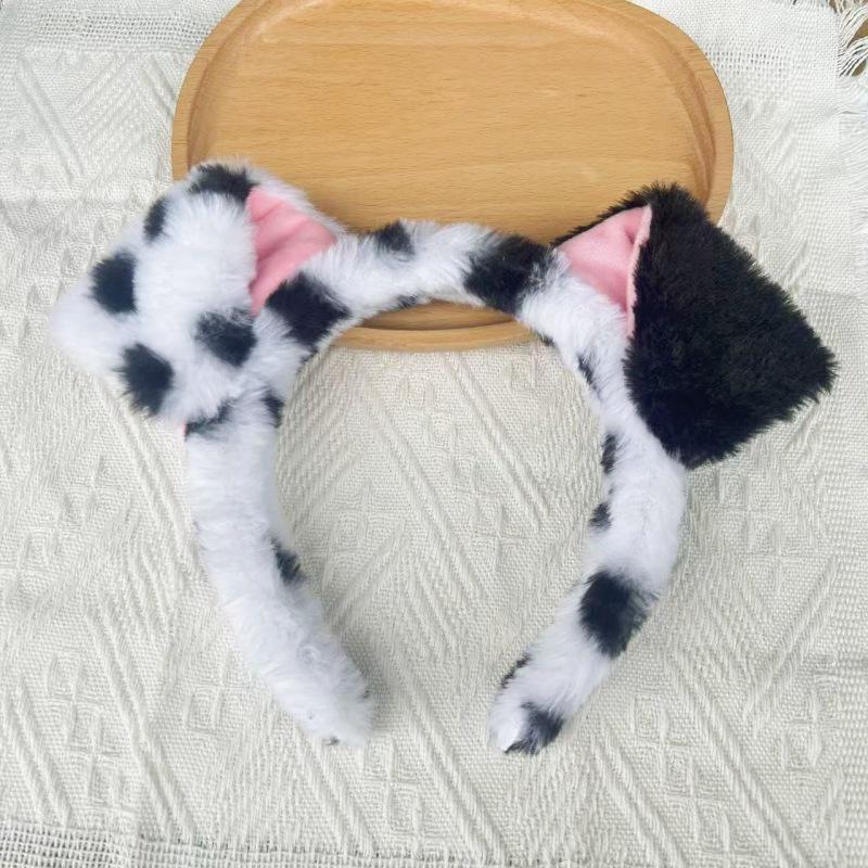 Cartoon Plush Headband: Cute Hair Accessory for Women & Kids, Perfect for Face Washing