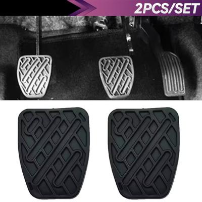 2 Pezzi Copripedale Freno Frizione in Gomma per Nissan Qashqai 2007 2008 2009 2010 2011 2012-2016 Accessori Auto 46531JD00A