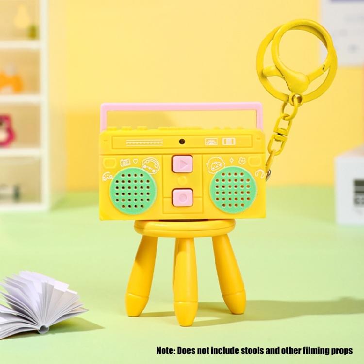 Bunter Sprachnachrichten-Schlüsselanhänger Geschenk mit Aufnahmefunktion Einfache Bedienung Kunststoffgehäuse Mehrere Farboptionen