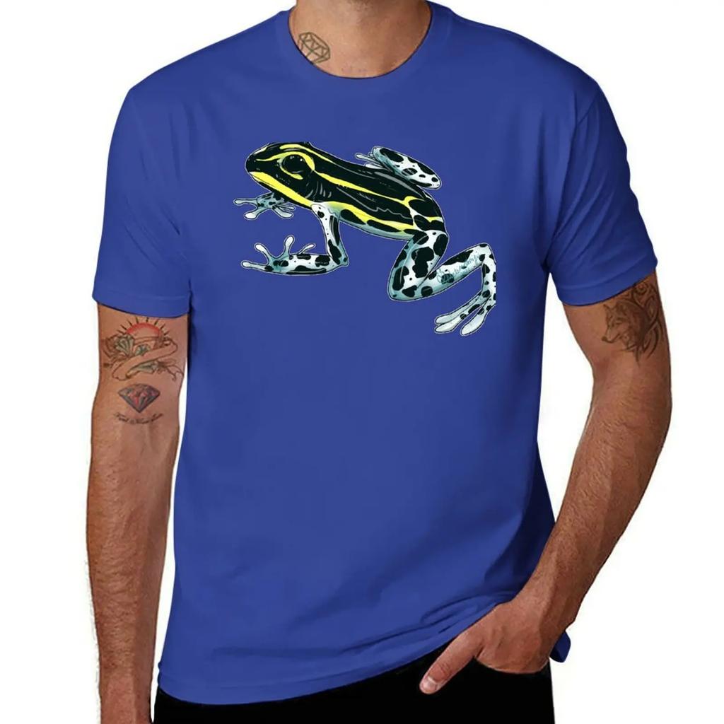 Tropical Frog T-Shirt Aesthetic Clothing Anime Clothes Mens Graphic T-shirts