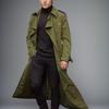 Men's Extra-Long Trench Coat - Fashionable Casual Jacket (In Stock)