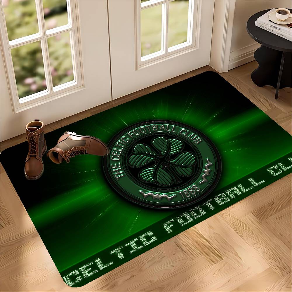 C-Celtic Fc Entrance Door Mat Nordic Style Bedroom Living Room Doormat Home Balcony Anti-Slip Modern Home Decor