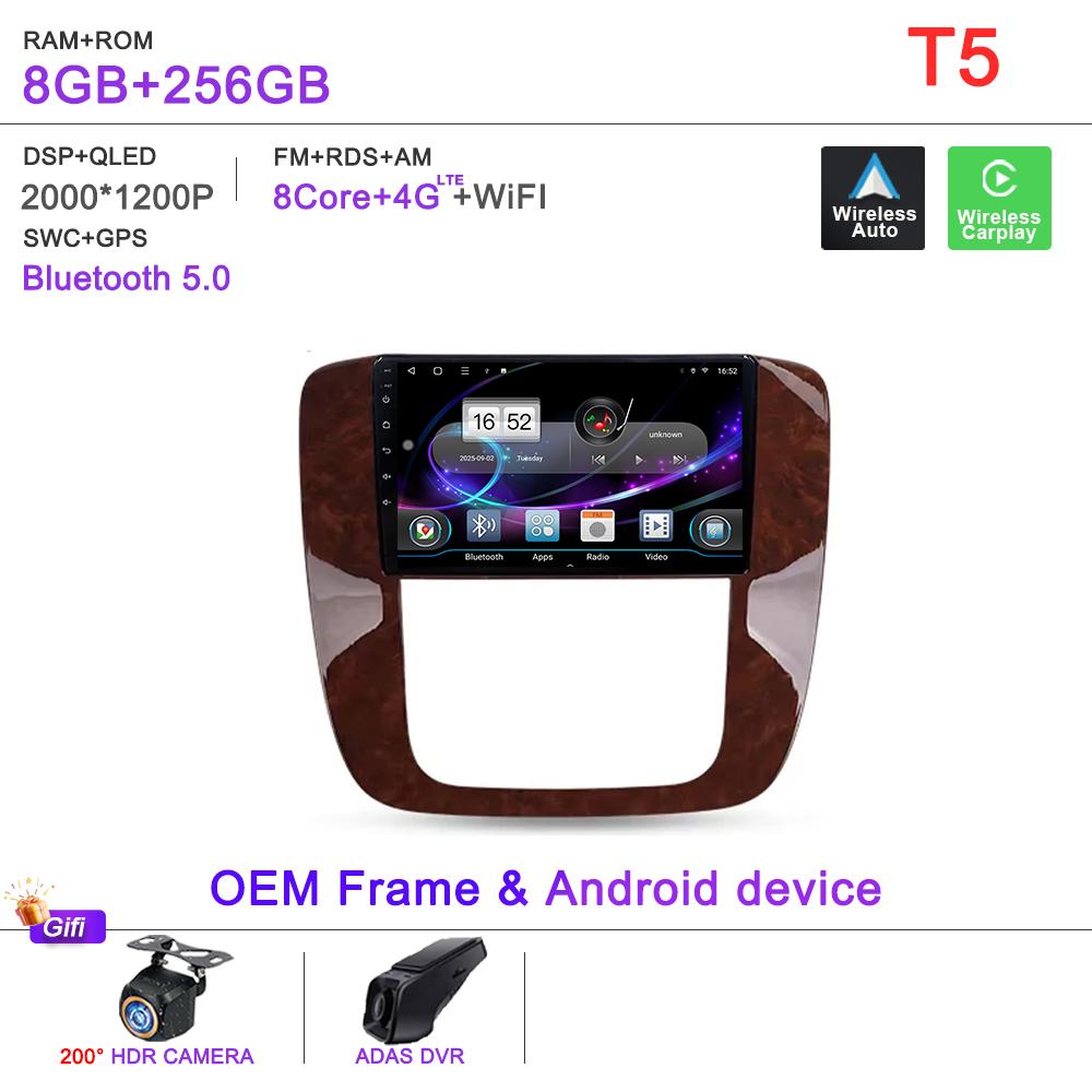 Android 16 For GMC Yukon 3 GMT 900 2006-2014 For Chevrolet Tahoe 3 GMT900 2006-2014 Silverado 2 GMT901 2007-2013 Radio Car GPS jr2