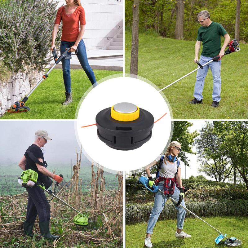 Grass Trimmer Head Trimmer Heads Cutter Parts Attachments For Edger Yard Maintenance Brush Clearing Weeding Lawn