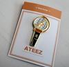 ATEEZ Metal Badge – K-POP Collectible Merchandise (1.9cm × 4cm)