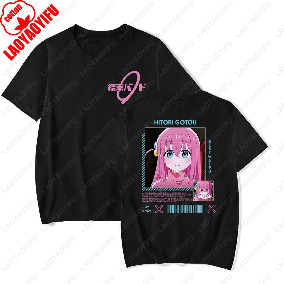 Classic Special Men Women TShirt Bocchi The Rock Gotou Hitori Japanese Manga Anime Cotton Tees Hip Hop Graphic Short Sleeve Gift