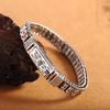 Nuovo Bracciale Colore Argento China-Chic Vintage Om Mani Padme Hum Xiangyun Retrò Moda Uomo Donna Accessori Gioielli
