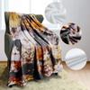 Cute Animal Cats Blanket Fleece Plush Throw Blankets Warm Bedspread Shawl for Bed Sofa Kitten Print Blanket Flannel Soft Cozy