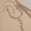 Adjustable Irregular Necklace Vintage Y-shaped Necklace Choker Necklace  Daily Jewelry Accessories