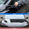 Carbon Fiber Side Rearview Mirror Cover Trim For Tesla Model 3 Highland 23-24
