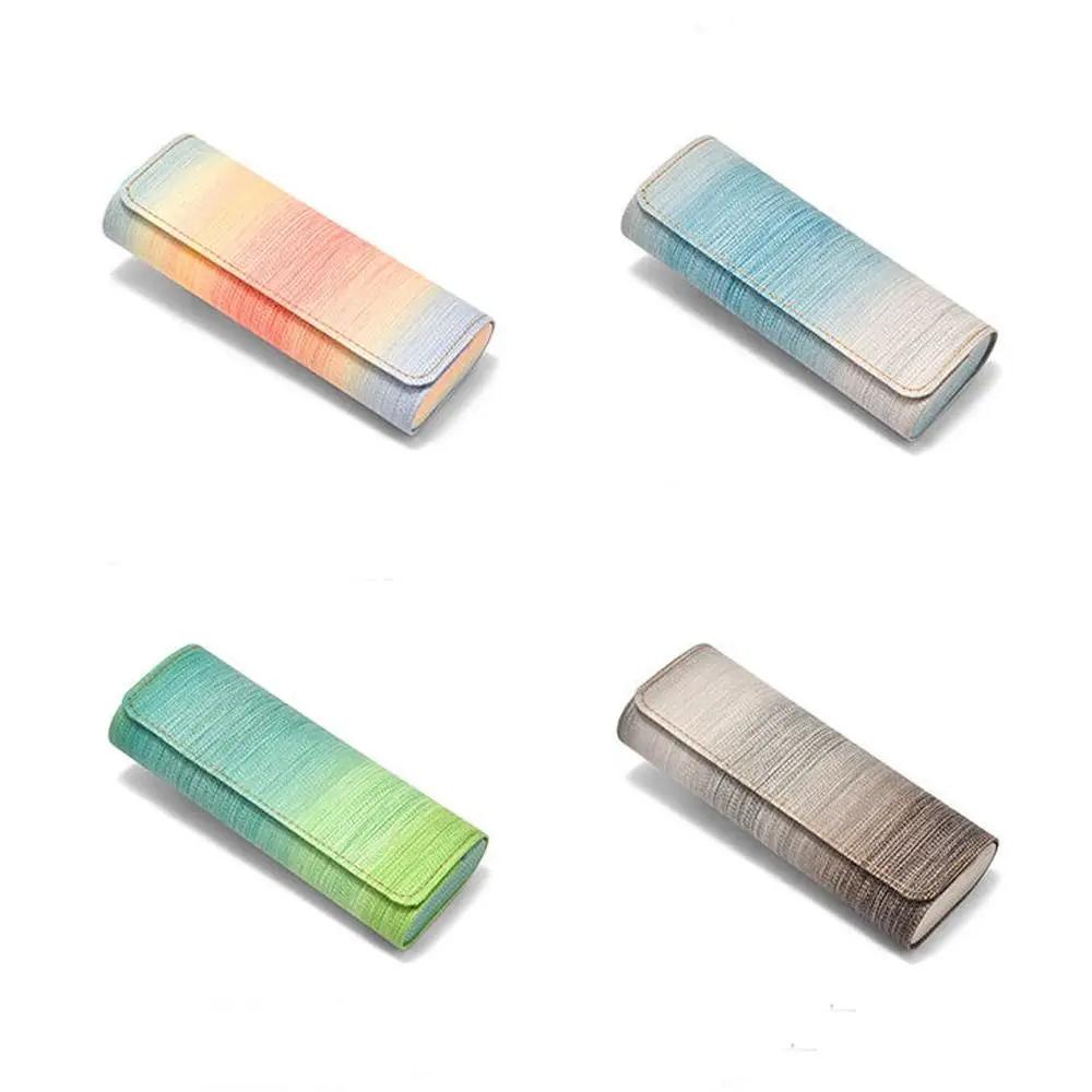 Portable Rainbow Color Anti Pressure Eyeglasses Accessories Sunglasses Box Spectacle Case Glasses Case