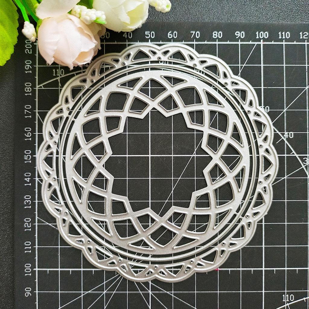 Star Circle Metal Cutting Dies Stencils for DIY Scrapbooking Decorative Embossing Paper Cards Template Decor Die Cuts