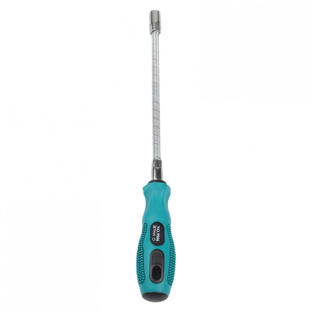 Flexible 14inch Socket Screwdriver with Comfort Grip Handle for Easy Use