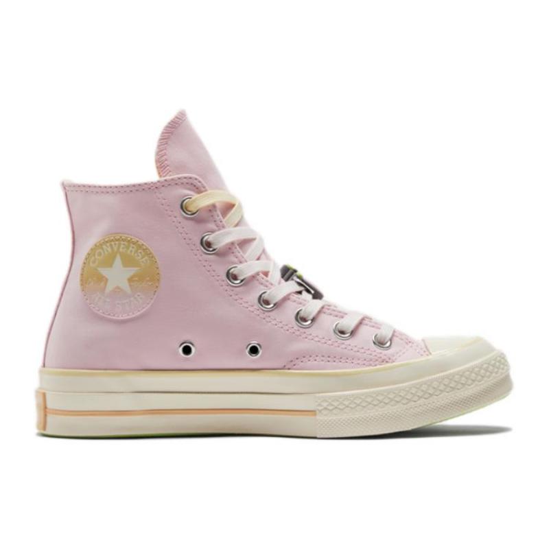 Converse 1970s Chuck Taylor All Star Peach High Top Canvas Shoes Unisex Pink