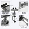 Tabletop Clamp Vice 360° Rotatable Table Vise Aluminium Alloy Work Bench Vise Portable Mini Bench Clamp Fixed Tool for Drilling