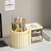 Large Capacity Rotating Pen Holder Desktop Drawer Makeup Organizer Stationery Box Case School Office Desk Storage Shelf