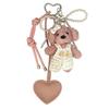 Soft Puppy Plush Keychain Fluffy Plush Doll Key Pendant Maillard Plush Doll Pendant  Kids Gifts