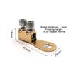 1Pcs New Brass Battery Terminal Block Wear-resistant Junction Cable Ends Terminals Clip Car