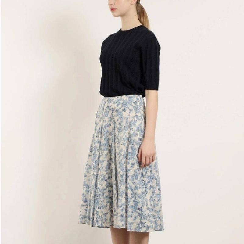 Bcbg Royal Printing Skirt B5m3s207