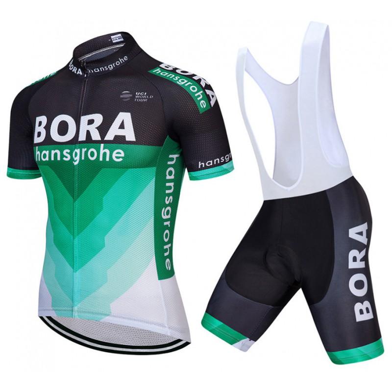 Mens Cycling Jersey Bib Shorts Set Breathable Mesh Bike Outfit Road