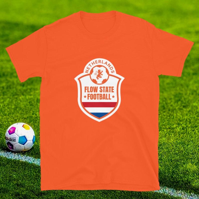 Netherlands - Flow State Football T-Shirt 4XL
