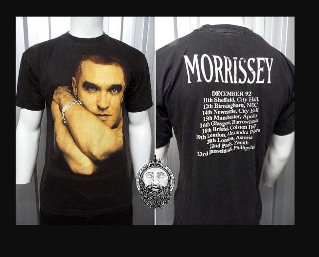 Vintage 1992 Morrissey The Smiths Band Tour T-shirt size S-5XL XXXL