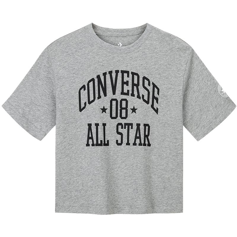 Converse Kids  Printed Cotton Short Sleeve T-Shirt S