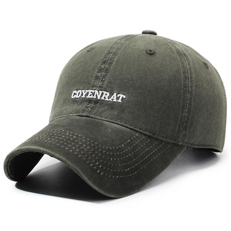 Vintage Letter Embroidered Baseball Cap Men Women Cap