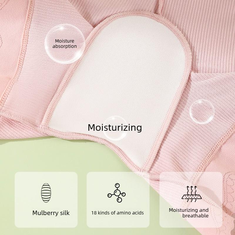 Female Spring and Summer 7A Antibacterial Anti   Light Flat Angle Safety Underwear