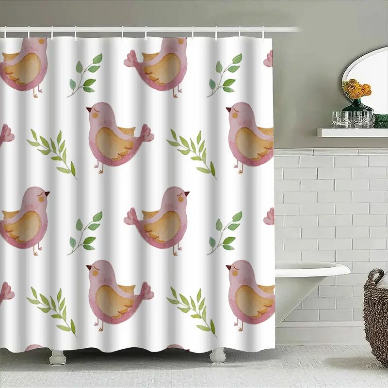 Home Shower Curtains For Bathroom Waterproof Fabric Modern Nordic Style Bathroom Curtains Shower Curtain 180X200