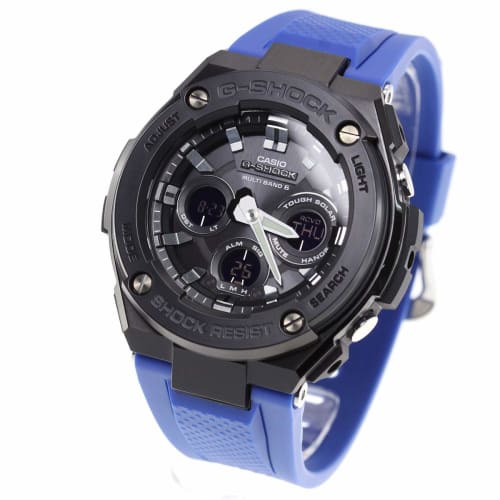 

Casio G-Shock G-STEEL Radio-Controlled Solar Watch GST-W300G-2A1JF Men s Blue