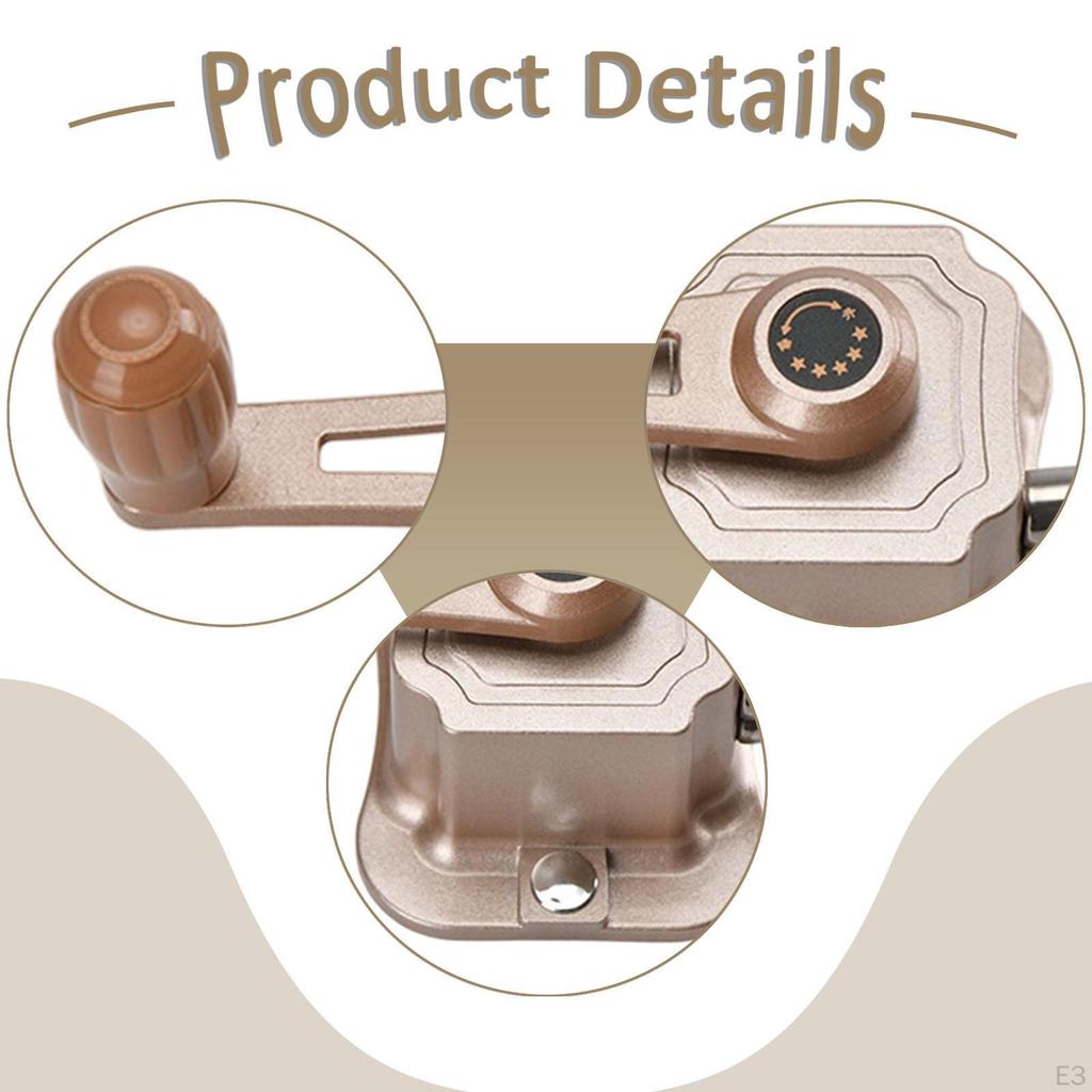 Hand Crank Clothing Hanger Accessory for Rack Easy to Install Garment Aluminum Alloy Repair