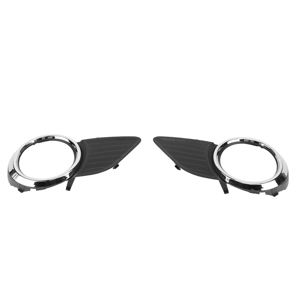1 Pair Front Bumper Fog Light Grille Cover with Chrome Frame 5212708020 Water Resistant Stylish