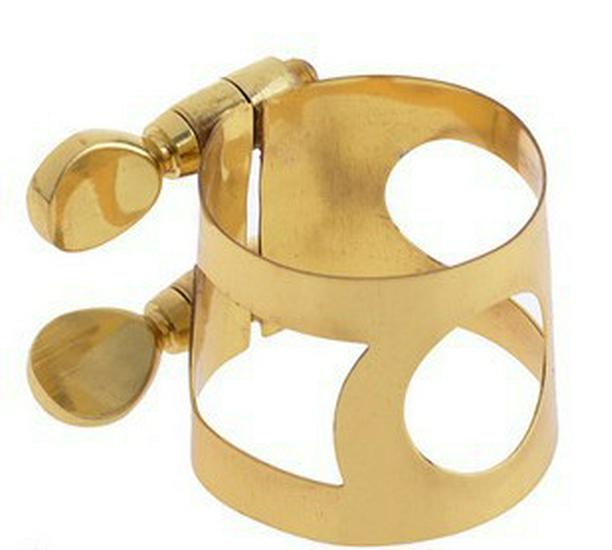 

Alto Saxophone Iron Hoop - Export Quality in Gold & Silver золотий