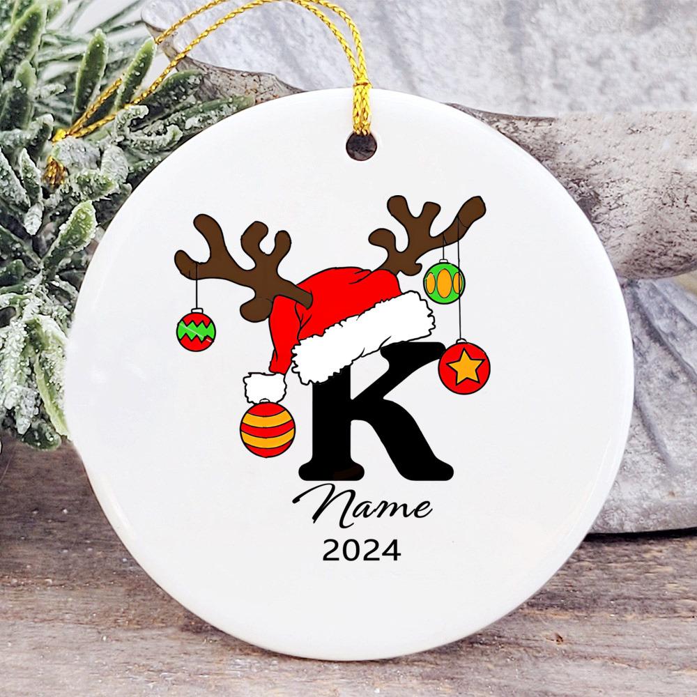 Personalized Christmas Ceramic Ornament Custom Name Family Party Decoration 2025 Family Keepsake Ornament Tree Decor