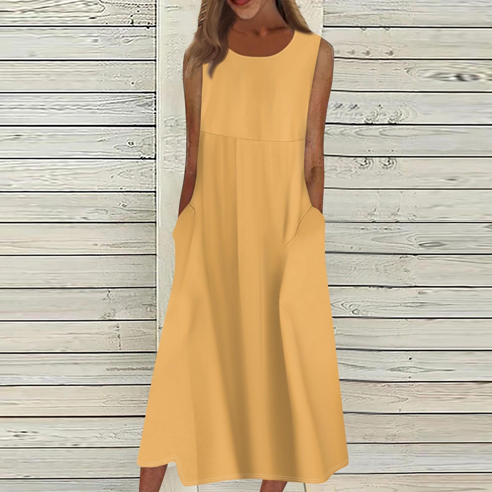 Жен. Повседневные платья с принтом Круглый вырез Классический Классический На открытом — фото 7