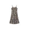 Elegant Summer Printed A-line Midi Cami Dress