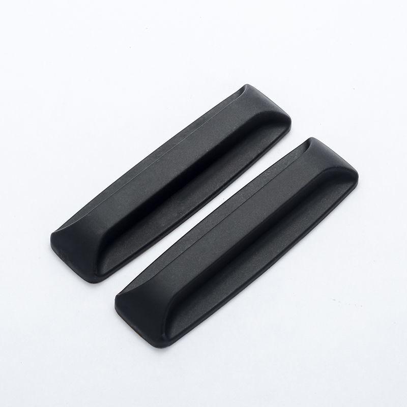 Black Adhesive Pull Handle for Windows, Cabinets, Drawers & Refrigerators - Punch-Free Plastic Design